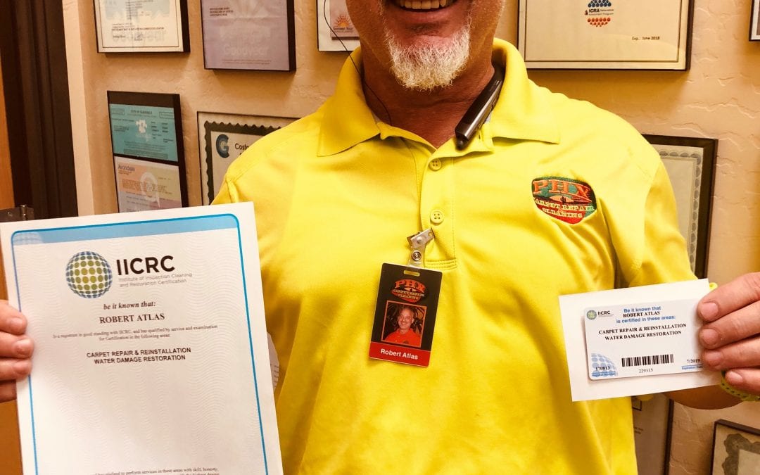 New IICRC Certification!